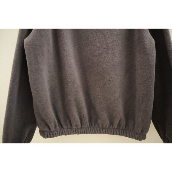 BDG Urban Outfitters Men's Sz S Purple Crest 1/4 Zip Fleece Mock Neck Pullover - Picture 6 of 7